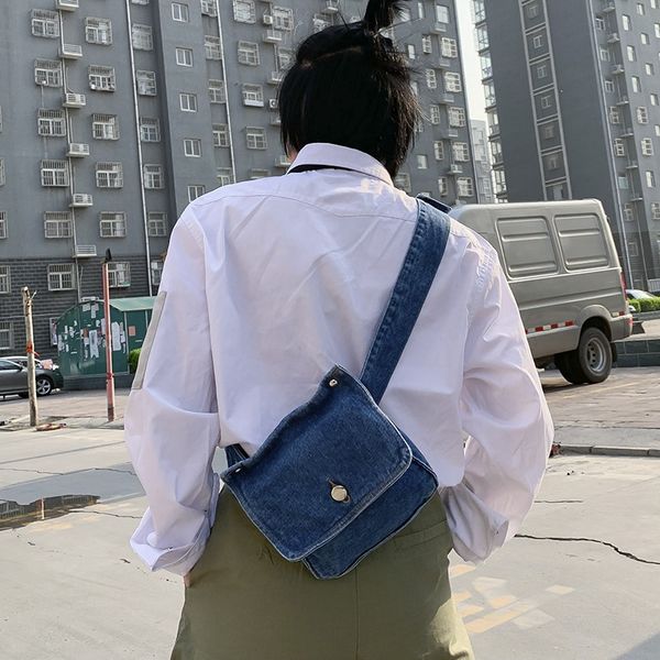 ins blue denim small chest belt belt beach messenger shoulder bag 2020 fashion female retro funny shoulder bag handbag
ins blue denim small chest belt belt beach messenger shoulder bag 2020 fashion female retro funny shoulder bag handbag