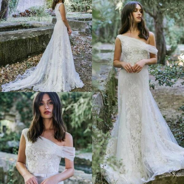vintage mermaid wedding dresses off shoulder lace boho bridal gowns see through beach country trumpet wedding dress simple, White
vintage mermaid wedding dresses off shoulder lace boho bridal gowns see through beach country trumpet wedding dress simple, White