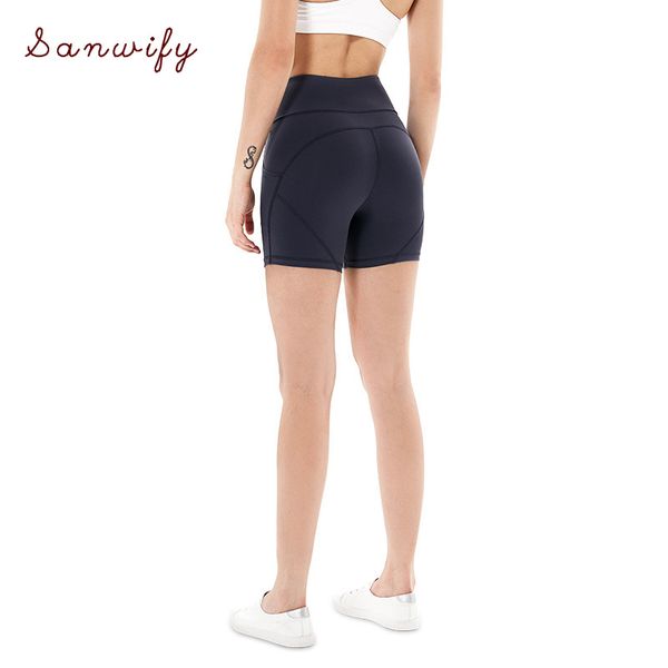 women's yoga shorts tight high belt pocket anti-light running sports training pants, White;red
women's yoga shorts tight high belt pocket anti-light running sports training pants, White;red