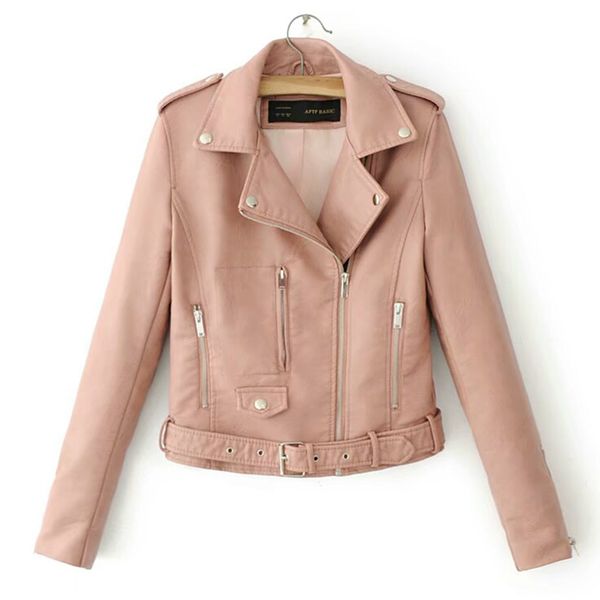 women jacket 2019 women's scooter leather jacket ladies fashion motorcycle pu leather jackets, Black
women jacket 2019 women's scooter leather jacket ladies fashion motorcycle pu leather jackets, Black