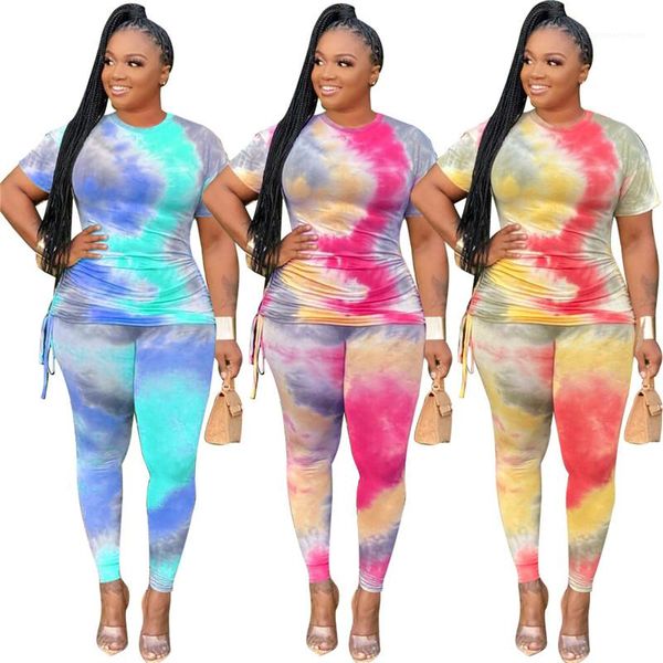 dye contrast color suits casual short sleeve ankle length pants womens plus size tracksuits designer tie, Gray
dye contrast color suits casual short sleeve ankle length pants womens plus size tracksuits designer tie, Gray