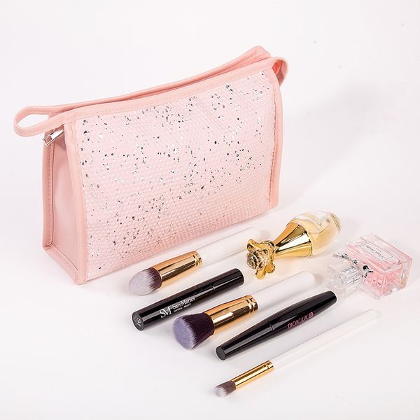 simple and generous sequin pu cosmetic bag travel portable female large capacity portable skin care products storage bag wash bag
simple and generous sequin pu cosmetic bag travel portable female large capacity portable skin care products storage bag wash bag