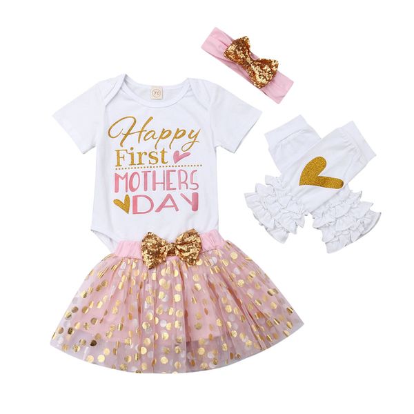 newborn infant baby girl clothes happy first mothers day romper dot bubble skirt +headbands legging 4pcs clothing sets
newborn infant baby girl clothes happy first mothers day romper dot bubble skirt +headbands legging 4pcs clothing sets