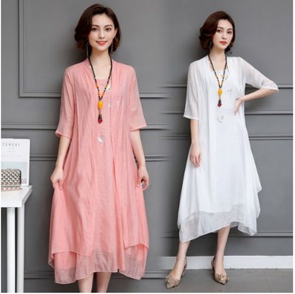 boho clothing floral embroidery two piece dresses 2020 summer dress chinese style elegant luxury long cotton linen dress hj167, Black;gray
boho clothing floral embroidery two piece dresses 2020 summer dress chinese style elegant luxury long cotton linen dress hj167, Black;gray