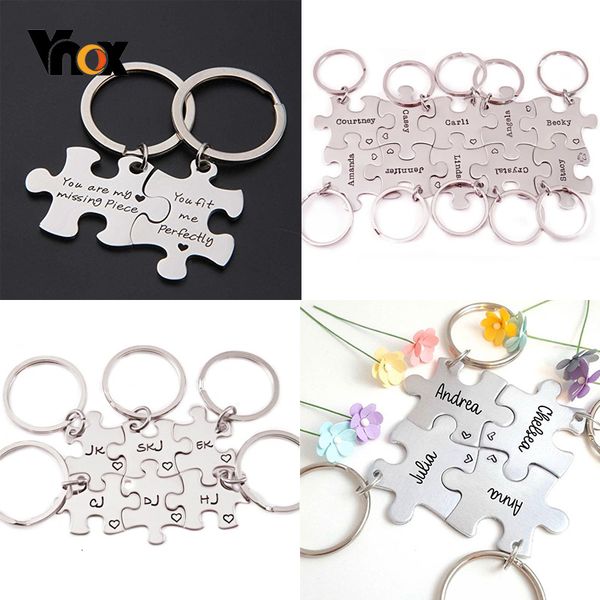 vnox combination glossy puzzle stainless steel kay chain personalize bff friend fmiliy couple unique key ring, Silver
vnox combination glossy puzzle stainless steel kay chain personalize bff friend fmiliy couple unique key ring, Silver