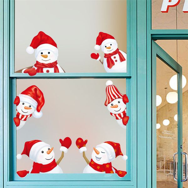 cute christmas snowman wall stickers 1set home christmas cartoon snowman decoration shop window stickers 1104#30
cute christmas snowman wall stickers 1set home christmas cartoon snowman decoration shop window stickers 1104#30