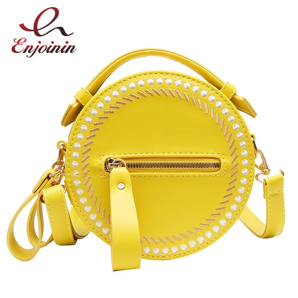casual fashion embroidered round style pu leather women daily handbag shoulder bag purse crossbody bag female tote pouch 
casual fashion embroidered round style pu leather women daily handbag shoulder bag purse crossbody bag female tote pouch