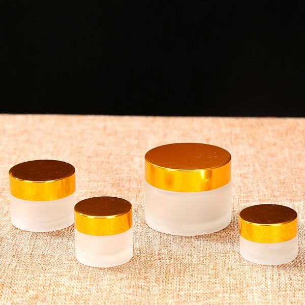 glass cream jar 10g 15g 20g 30g 50g frost glass jar with gold lid cosmetics cream bottle for skin care
glass cream jar 10g 15g 20g 30g 50g frost glass jar with gold lid cosmetics cream bottle for skin care