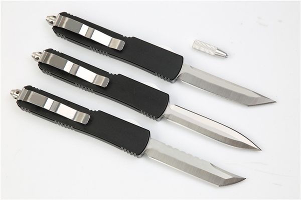 3 Styles UTX-70 UTX70 Double Action Automatic Knife D2 58-59HRC Blade T6 Aluminum (CNC) Handle Outdoor Tactical Camping Knives P686F
3 Styles UTX-70 UTX70 Double Action Automatic Knife D2 58-59HRC Blade T6 Aluminum (CNC) Handle Outdoor Tactical Camping Knives P686F