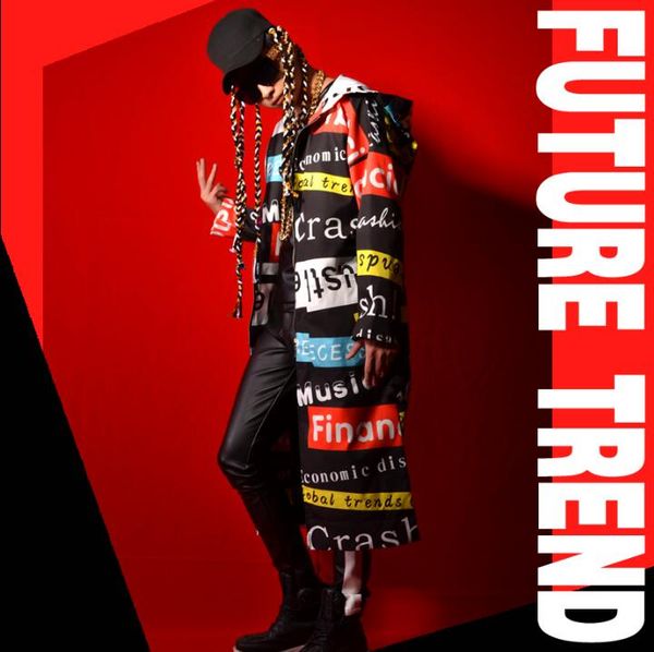 letters printing men casual long cloak coat slim fit blazers jacket fashion show stage costumes nightclubs singer dancer dsdj, Tan;black
letters printing men casual long cloak coat slim fit blazers jacket fashion show stage costumes nightclubs singer dancer dsdj, Tan;black