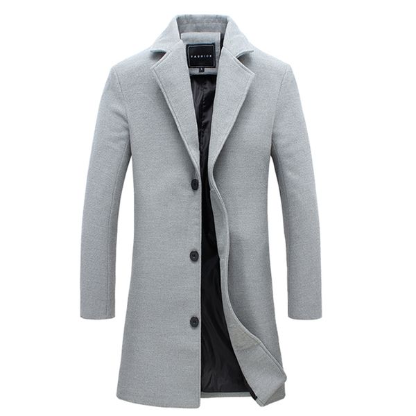 men's wool & blends 2021 autumn winter fashion pure color senior woollen overcoat/man windbreaker fine quality pattern business coat, Black
men's wool & blends 2021 autumn winter fashion pure color senior woollen overcoat/man windbreaker fine quality pattern business coat, Black