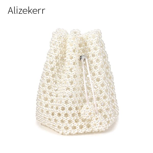 hollow out pearl bucket handbag women handmade beaded string small evening clutch shoulder bag ladies exquisite dinner purses
hollow out pearl bucket handbag women handmade beaded string small evening clutch shoulder bag ladies exquisite dinner purses