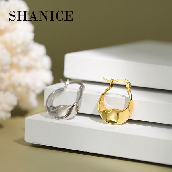 shanice 100% 925 sterling silver smooth face twist hoop earrings for women girl wedding party jewelry gifts punk brincos, Golden;silver
shanice 100% 925 sterling silver smooth face twist hoop earrings for women girl wedding party jewelry gifts punk brincos, Golden;silver