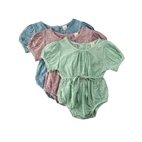 summer 0-24m newborn baby girls bodysuits lace flowers short sleeve solid jumpsuits 3 colors, White
summer 0-24m newborn baby girls bodysuits lace flowers short sleeve solid jumpsuits 3 colors, White