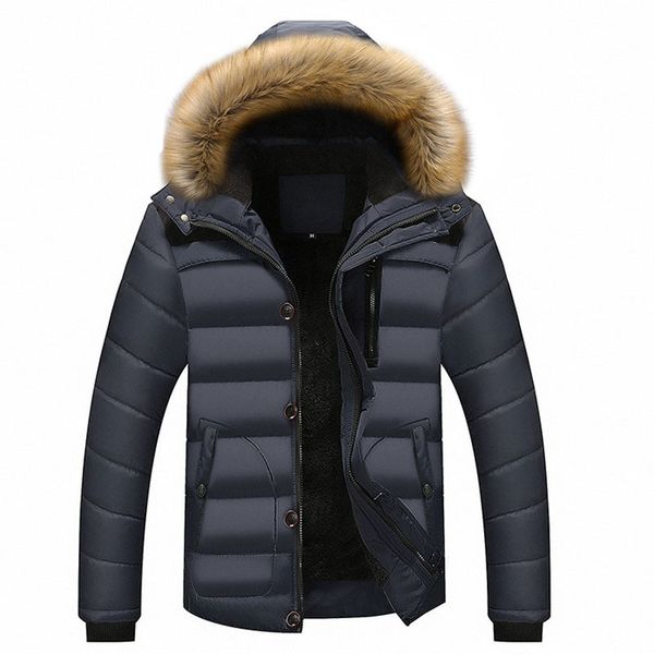 men's down & parkas brushed thicken jacket warm winter duck for men fur collar hooded coat plus size overcoat m-5xl 2021, Black
men's down & parkas brushed thicken jacket warm winter duck for men fur collar hooded coat plus size overcoat m-5xl 2021, Black