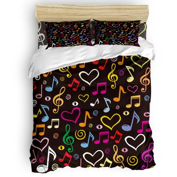 bedding sets colorful notes music love heart duvet cover set 2/3/4pcs bed sheet pillowcases
bedding sets colorful notes music love heart duvet cover set 2/3/4pcs bed sheet pillowcases