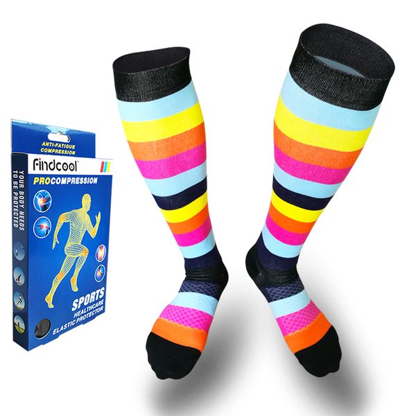 findcool men women leg support stretch outdoor sport socks knee high compression socks running snowboard long, Black
findcool men women leg support stretch outdoor sport socks knee high compression socks running snowboard long, Black