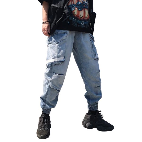 multi-pocket jeans men loose tide brand fat plus fat large size wide leg hip-hop straight tooling skateboard pants, Blue
multi-pocket jeans men loose tide brand fat plus fat large size wide leg hip-hop straight tooling skateboard pants, Blue