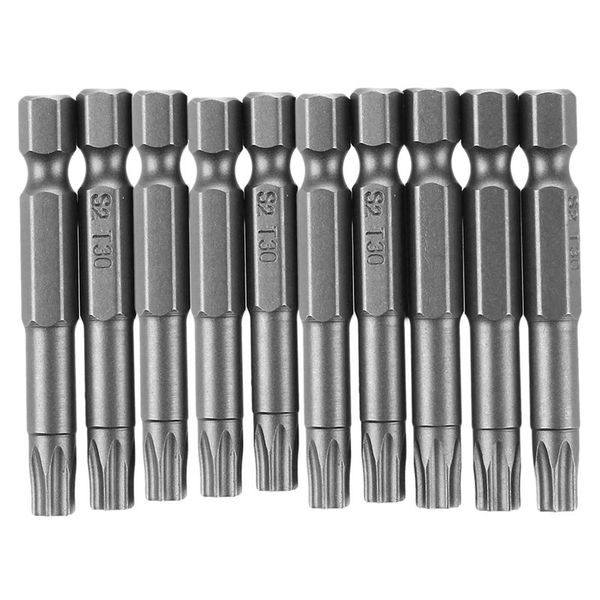 big deal 6mm t30 head 50mm long magnetic torx screwdriver insert bits tool 10 pcs
big deal 6mm t30 head 50mm long magnetic torx screwdriver insert bits tool 10 pcs