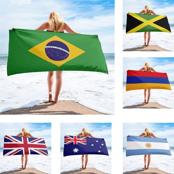 hugsidea brazil/american/germany/uk/europe/jamaica/russia/australia national flag bath/beach towel shower towel blanket soft mat 
hugsidea brazil/american/germany/uk/europe/jamaica/russia/australia national flag bath/beach towel shower towel blanket soft mat