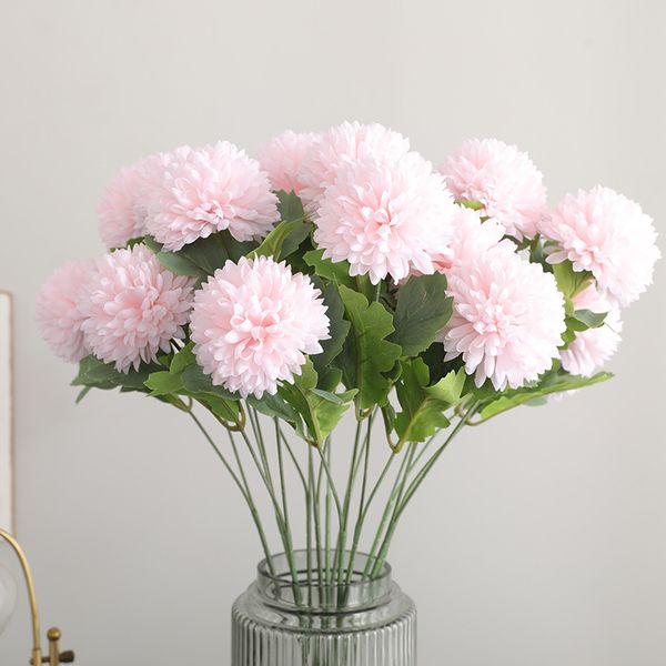 2 heads ping pong ball dandelion flower branch silk artificial flowers for wedding decoration fleur artificielle fake flower
2 heads ping pong ball dandelion flower branch silk artificial flowers for wedding decoration fleur artificielle fake flower