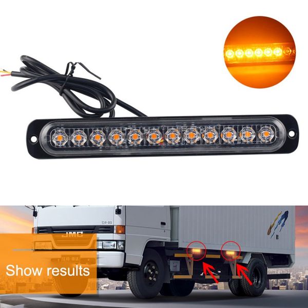 4pcs 12led amber white strobe light truck hazard beacon flash warn emergency 12-24v turn signals light signal warning
4pcs 12led amber white strobe light truck hazard beacon flash warn emergency 12-24v turn signals light signal warning