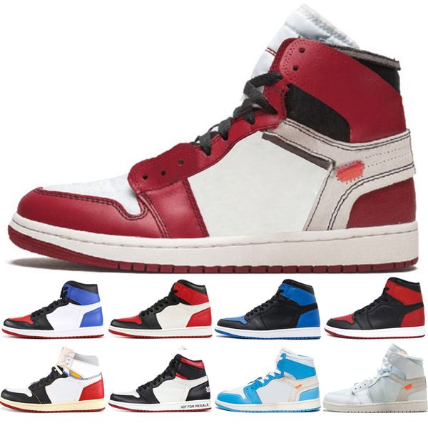 

1 gold 3 mens basketball shoes chicago bred banned black toe royal blue fragment homage to home 1s men sports sneakers designer trainers