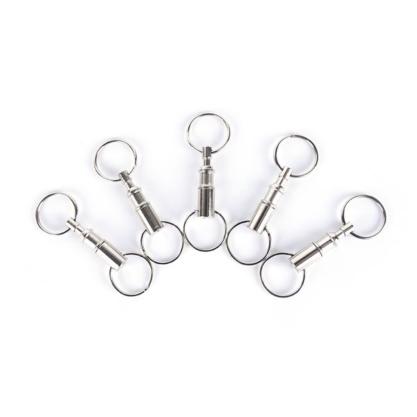 steel chrome plated pull-apart key rings detachable key ring snap lock holder removable keyring quick release keychain 3/5pcs
steel chrome plated pull-apart key rings detachable key ring snap lock holder removable keyring quick release keychain 3/5pcs