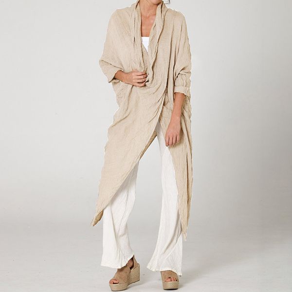 2019 new ladies casual loose asymmetric v-neck long sleeve plus size women solid color, White
2019 new ladies casual loose asymmetric v-neck long sleeve plus size women solid color, White