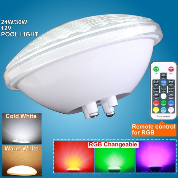 12v par56 LED swimming pool light 24w 36w AC/DC underwater lights fountain pond outdoor waterproof white/warm white/rgb lighting
12v par56 LED swimming pool light 24w 36w AC/DC underwater lights fountain pond outdoor waterproof white/warm white/rgb lighting