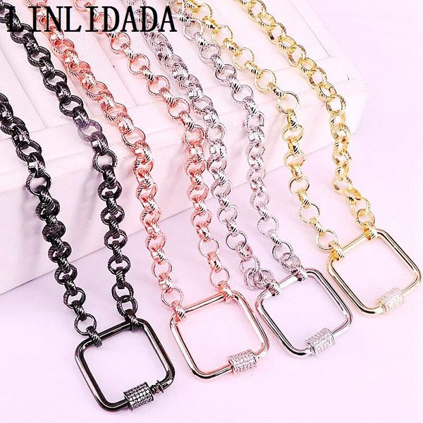 5pcs square shape lock necklace gold rose gold silver gun black carabiner lock necklace cz lock screw clasp necklace
5pcs square shape lock necklace gold rose gold silver gun black carabiner lock necklace cz lock screw clasp necklace