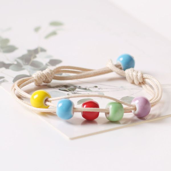 fashion charm ceramics multicolor round beads ethnic style bracelet original design bangle hand knitted amulet jewelry gifts, Golden;silver
fashion charm ceramics multicolor round beads ethnic style bracelet original design bangle hand knitted amulet jewelry gifts, Golden;silver
