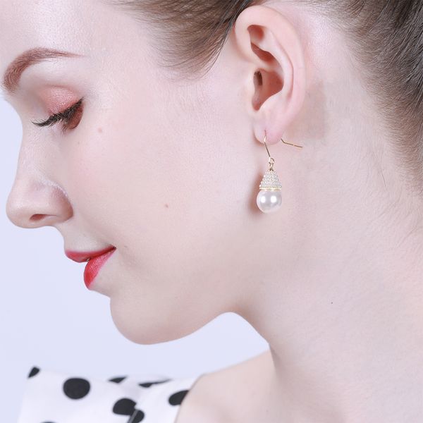 kivn fashion jewelry drop dangle simulated pearl cz wedding bridal earrings for women girls birthday christmas gifts, Silver
kivn fashion jewelry drop dangle simulated pearl cz wedding bridal earrings for women girls birthday christmas gifts, Silver