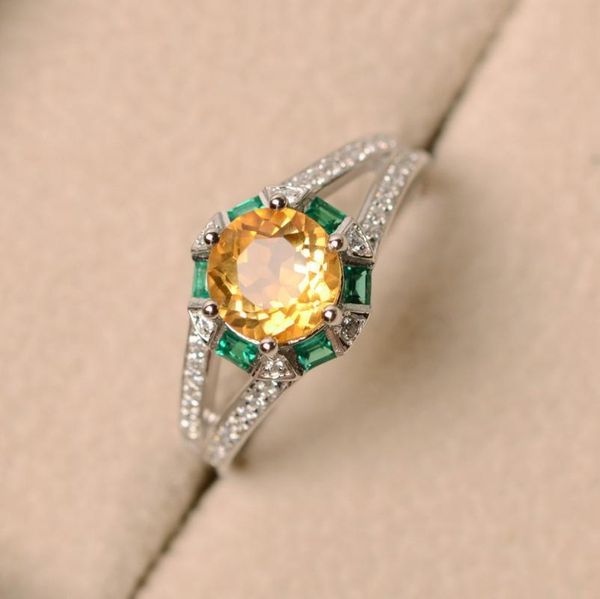 cluster rings zircon citrine ring ladies high-end s925 sterling silver snowflake simple to send girlfriend birthday gifts, Golden;silver
cluster rings zircon citrine ring ladies high-end s925 sterling silver snowflake simple to send girlfriend birthday gifts, Golden;silver