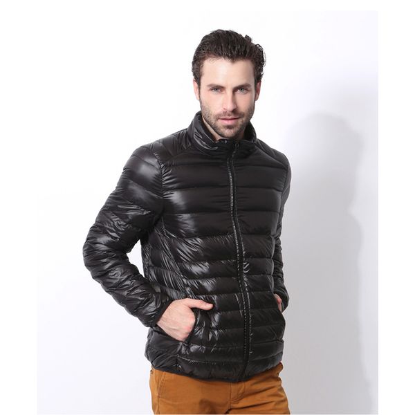 brand winter jacket men 2017 new couples coats ultra-light slim fit stand-collar cotton-padded solid parkas white duck down 3xl, Black
brand winter jacket men 2017 new couples coats ultra-light slim fit stand-collar cotton-padded solid parkas white duck down 3xl, Black