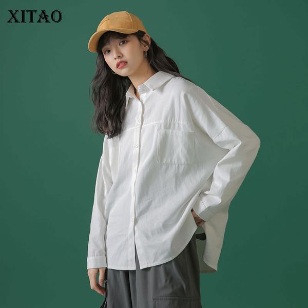 xitao tide plus size slim white blouse women clothes 2020 spring new fashion turn down collar match all casual dmy3714
xitao tide plus size slim white blouse women clothes 2020 spring new fashion turn down collar match all casual dmy3714