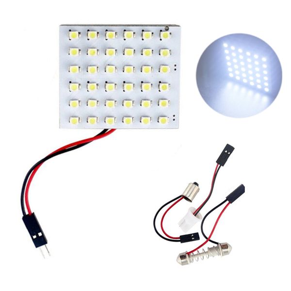 100x wholesale car accessories dome panel reading light 12/24/36/48 smd 1210 led with t10 ba9s c5w adapter festoon base dc12v
100x wholesale car accessories dome panel reading light 12/24/36/48 smd 1210 led with t10 ba9s c5w adapter festoon base dc12v