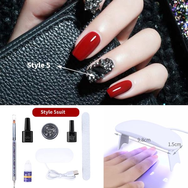 7pcs set gel kits finger nail extension led acrylic builder gel nail lamp drill machine for manicure set
7pcs set gel kits finger nail extension led acrylic builder gel nail lamp drill machine for manicure set
