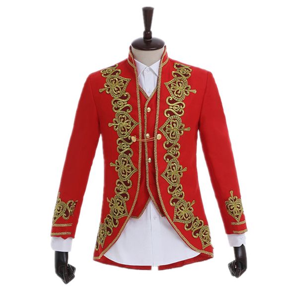 красный однобортный slim fit человек золотой цветочный хор производительность костюмы мода жених одежда мужская старинные пиджак пальто, White;black
красный однобортный slim fit человек золотой цветочный хор производительность костюмы мода жених одежда мужская старинные пиджак пальто, White;black