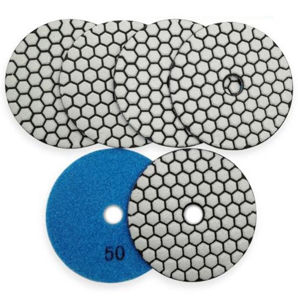 6 pcs 4 inch /100 mm grit 50 diamond dry polishing pad granite marble flexible resin sanding disc ceramic stone polisher disc
6 pcs 4 inch /100 mm grit 50 diamond dry polishing pad granite marble flexible resin sanding disc ceramic stone polisher disc