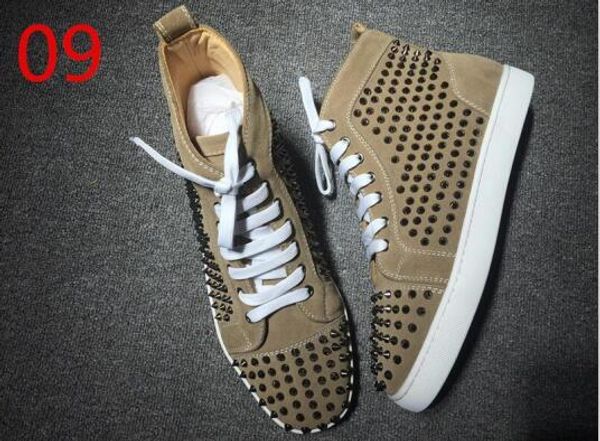 2019 Fashion Red Bottom High Top Women,Men Shoes Spikes Sneakers Shoes,Luxury Designer Rivets Flat Walking Shoes,Dress Party Wedding 35-47
2019 Fashion Red Bottom High Top Women,Men Shoes Spikes Sneakers Shoes,Luxury Designer Rivets Flat Walking Shoes,Dress Party Wedding 35-47