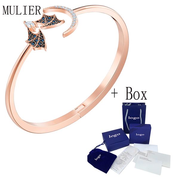mulier 2019 prosperity collection fashion unique hinged bangle 5491561 lucky crescent and bat decoration gifts preferred choice, Black
mulier 2019 prosperity collection fashion unique hinged bangle 5491561 lucky crescent and bat decoration gifts preferred choice, Black