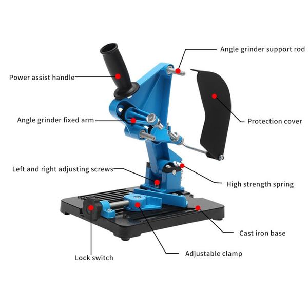 support holder power tool cutting rack universal grinder bracket metal professional multi angle machine stand practical
support holder power tool cutting rack universal grinder bracket metal professional multi angle machine stand practical