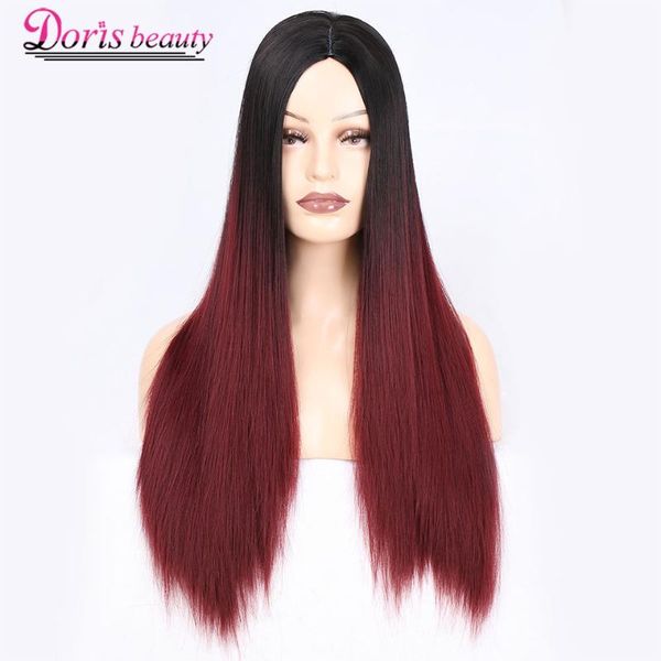 doris beauty long straight ombre black wine red wigs for women with middle part synthetic cosplay pink brown gray green
doris beauty long straight ombre black wine red wigs for women with middle part synthetic cosplay pink brown gray green
