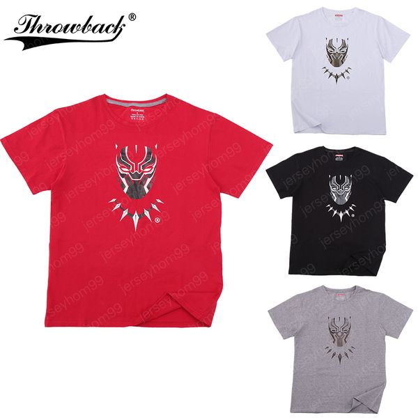 Throwback Panther Wakanda 100% cotton T-Shirts Black White Red Grey Design Of The Hot pressing pattern Fashion T-Shirts Short Sleeve
Throwback Panther Wakanda 100% cotton T-Shirts Black White Red Grey Design Of The Hot pressing pattern Fashion T-Shirts Short Sleeve