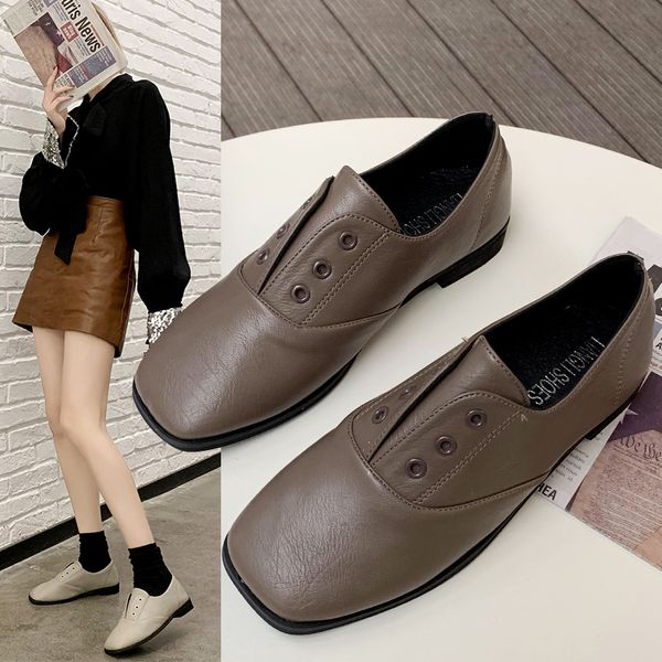 shallow mouth womens derby shoes slip-on all-match british style square toe autumn 2019 fashion women's female footwear casual, Black
shallow mouth womens derby shoes slip-on all-match british style square toe autumn 2019 fashion women's female footwear casual, Black
