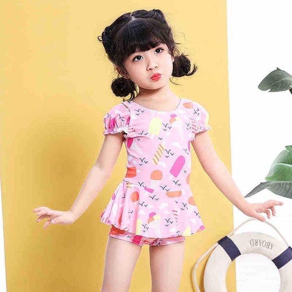 2019 children's swimsuit cool summer girl's one-piece pattern with hat ice cream swimsuit ice cream quick drying, White;black
2019 children's swimsuit cool summer girl's one-piece pattern with hat ice cream swimsuit ice cream quick drying, White;black
