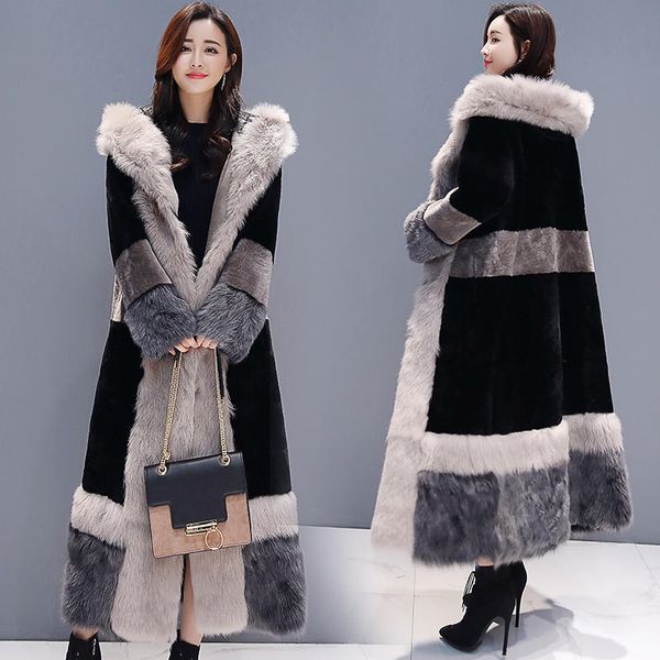 winter jacket women plus velvet warm thick long fur coat female elegant long sleeve plus size winter parkas women padded, Black
winter jacket women plus velvet warm thick long fur coat female elegant long sleeve plus size winter parkas women padded, Black