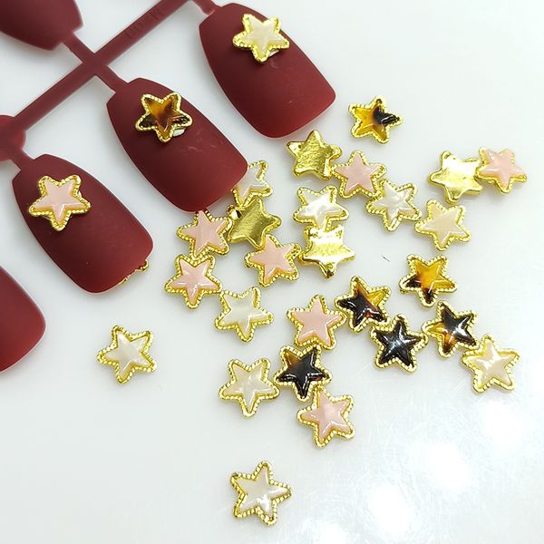five-pointed star alloy nail decoration 8mm metal base inlaid bepunk style for 3d nail supplies decoration 10pcs / 30pcs, Silver;gold
five-pointed star alloy nail decoration 8mm metal base inlaid bepunk style for 3d nail supplies decoration 10pcs / 30pcs, Silver;gold