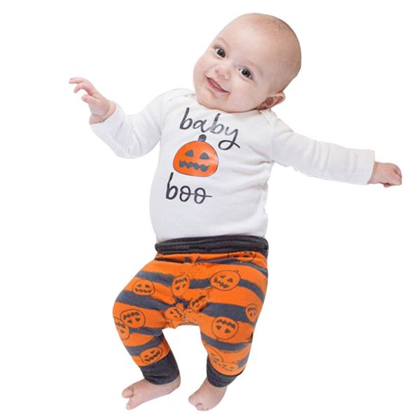 cute baby boy girl halloween set clothes long sleeve o-neck pumpkin romper stripe pants hat outfits baby kids clothing sets #lr1, White
cute baby boy girl halloween set clothes long sleeve o-neck pumpkin romper stripe pants hat outfits baby kids clothing sets #lr1, White